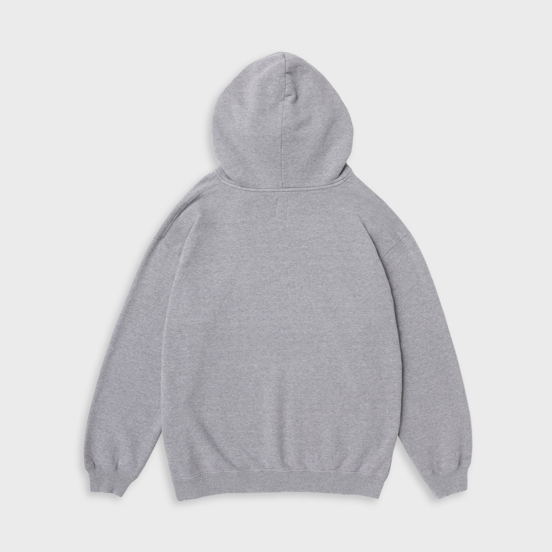 vowels Faded Collegiate Hoodie - Grey Heather