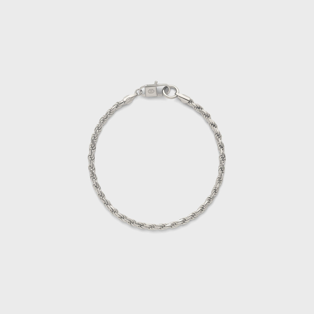 Hatton Labs Twisted Medium Rope Bracelet - Silver