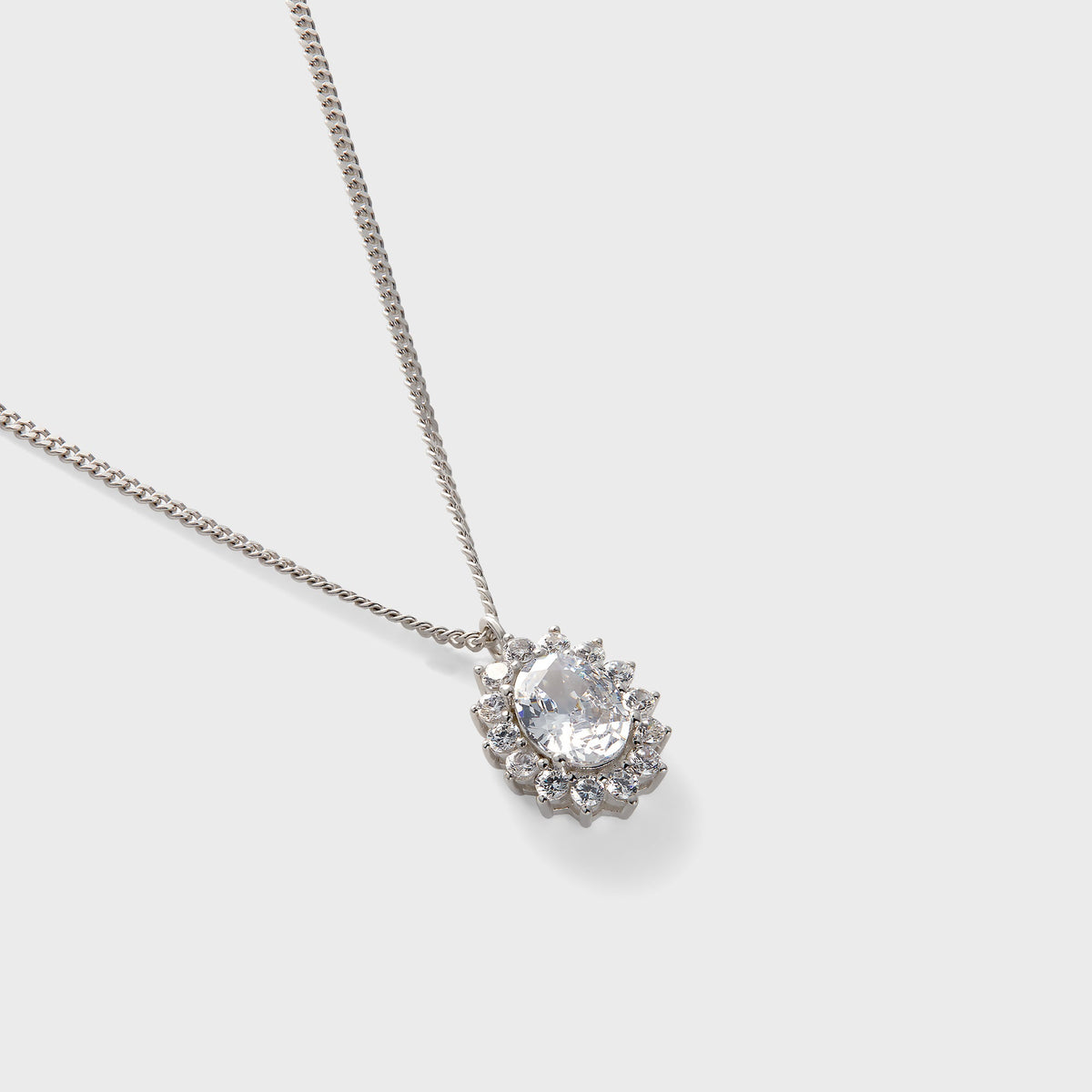 Hatton Labs Crown Stone Pendant Necklace - White