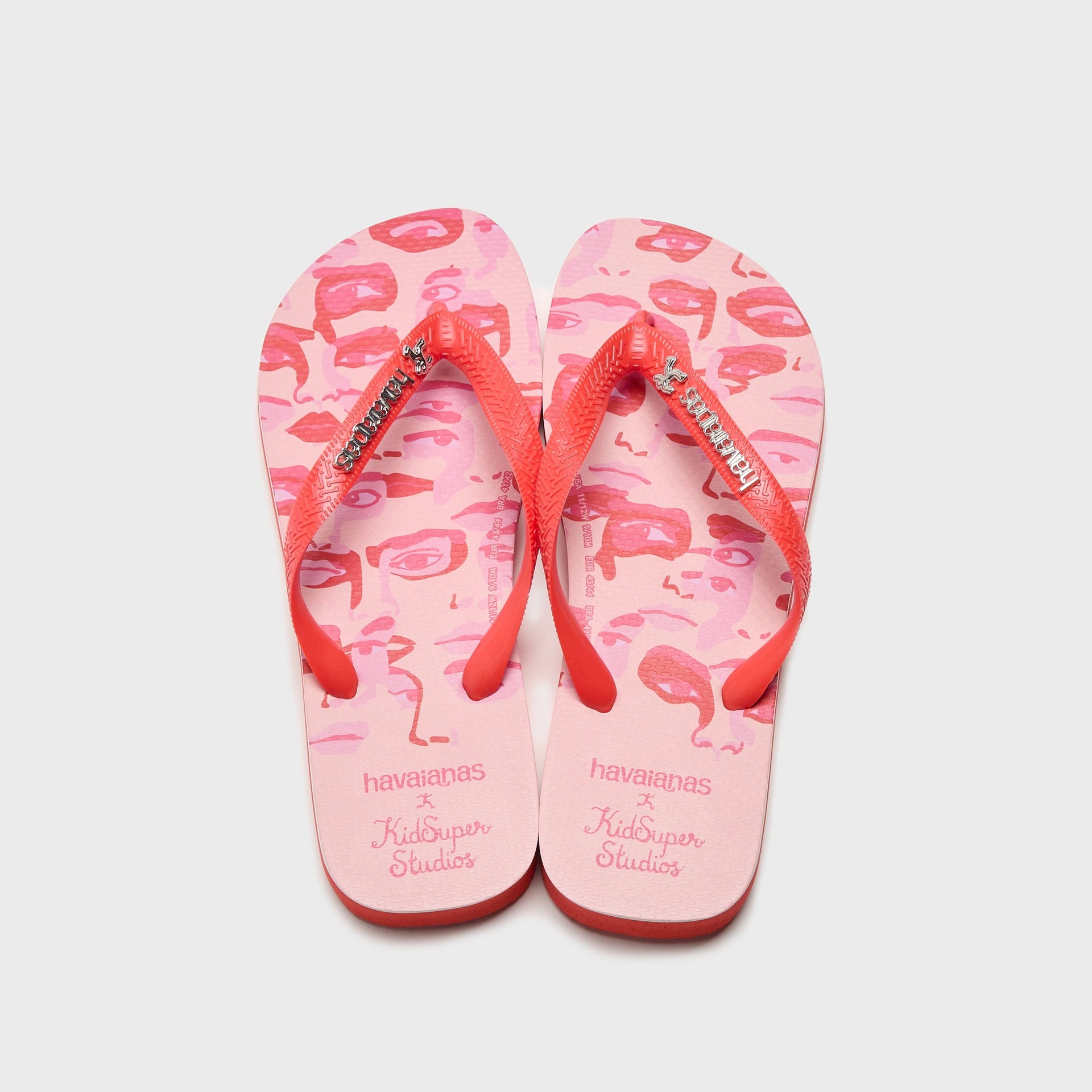 Havaianas x KidSuper Studios Top Camo - Pink / Red