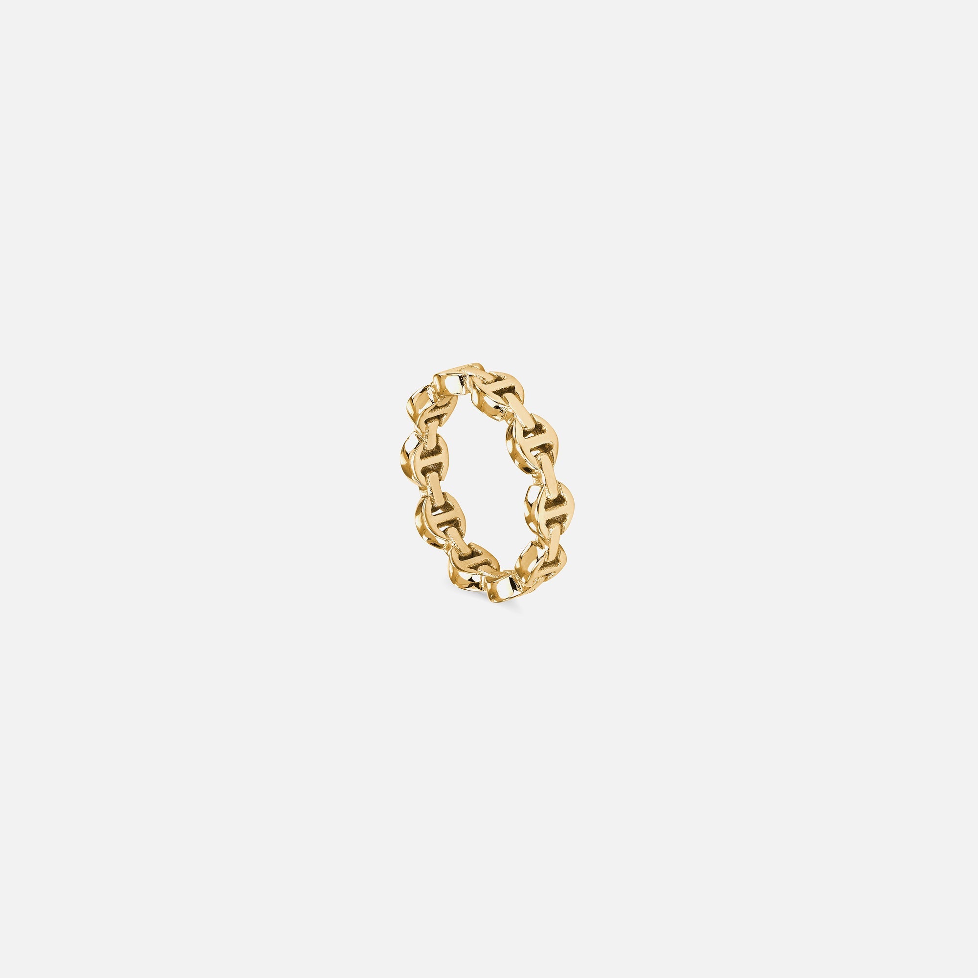 Hoorsenbuhs Micro Dame III Tri-Link Ring - Yellow Gold – Kith Europe
