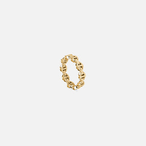 Hoorsenbuhs Micro Dame III Tri-Link Ring - Yellow Gold