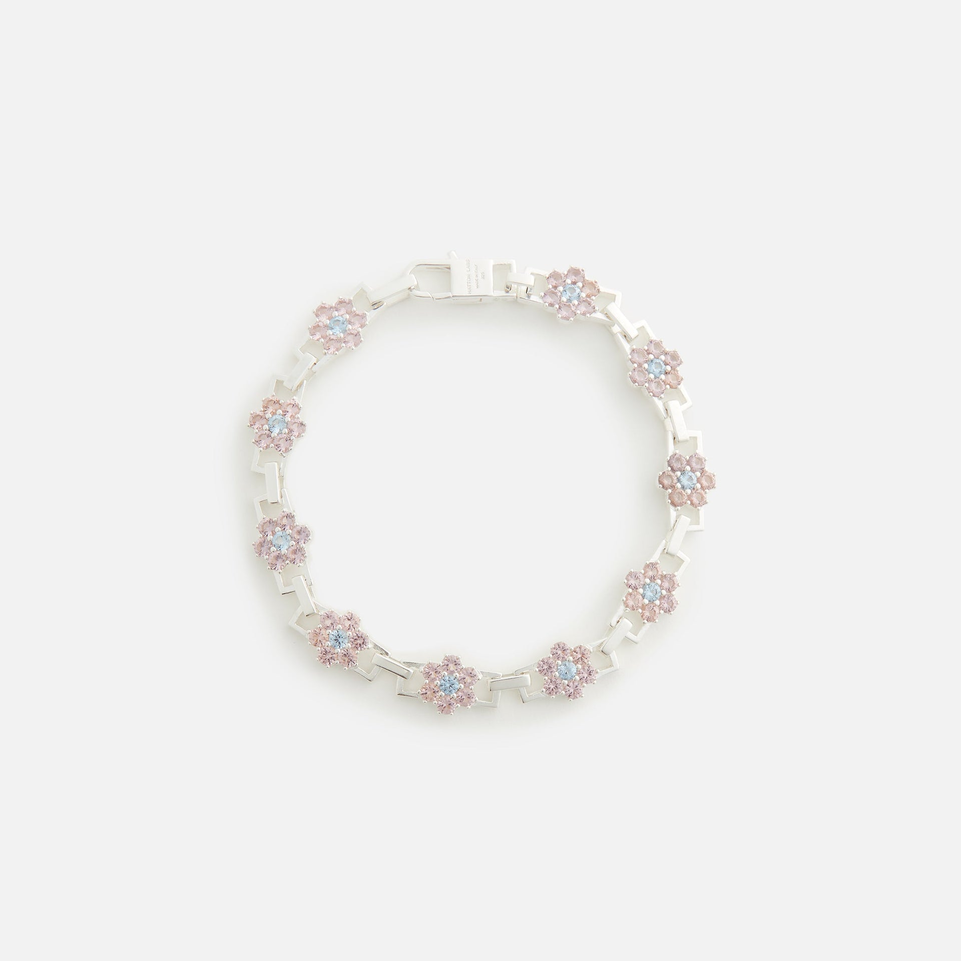 Hatton Labs Daisy Bracelet - Silver / Morganite