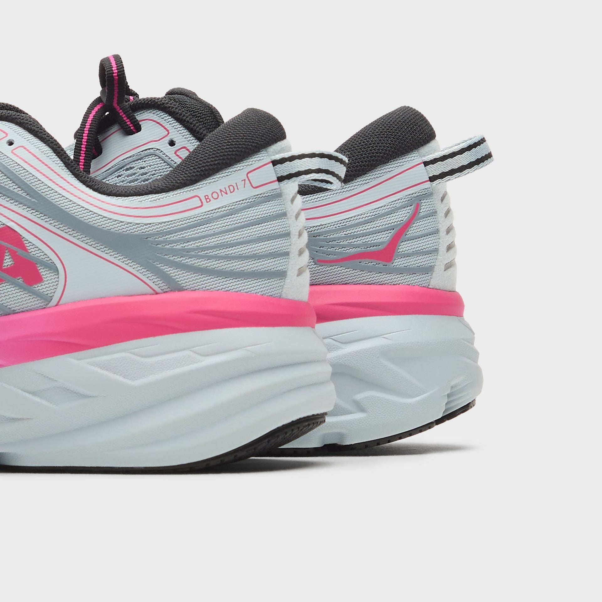 HOKA WMNS Bondi 7 - Mineral Blue / Rhubarb