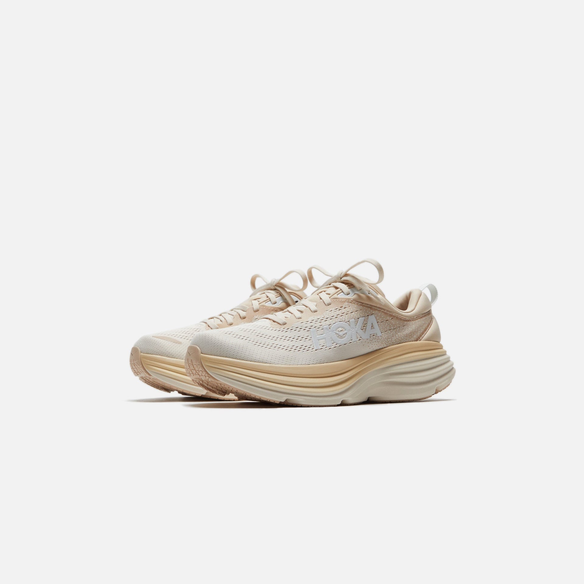 HOKA WMNS Bondi 8 - Shifting Sand / Eggnog