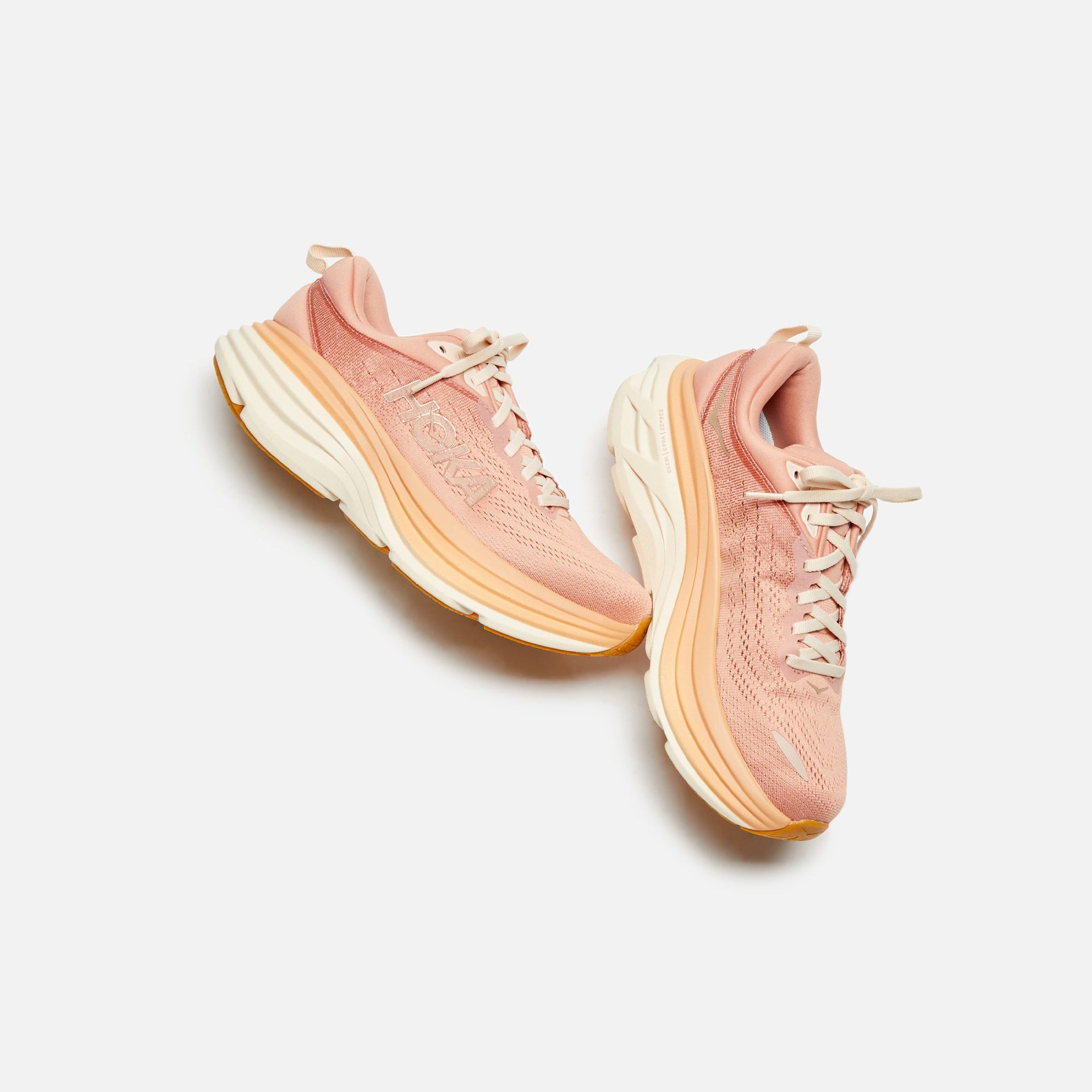 HOKA WMNS Bondi 8 - Sandstone / Cream