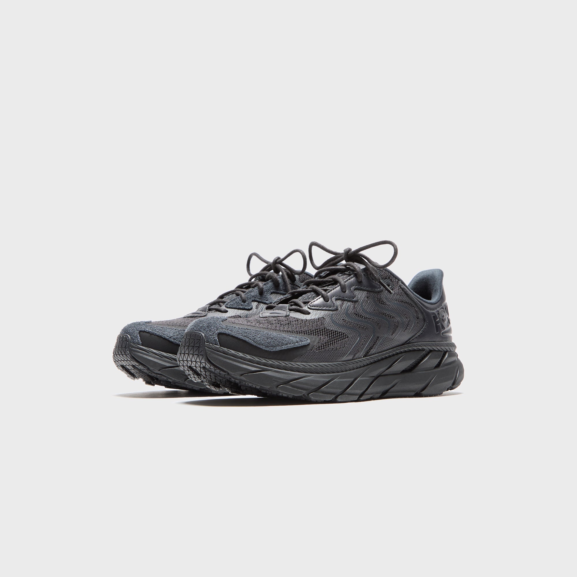HOKA Clifton LS - Black / Asphalt – Kith Europe