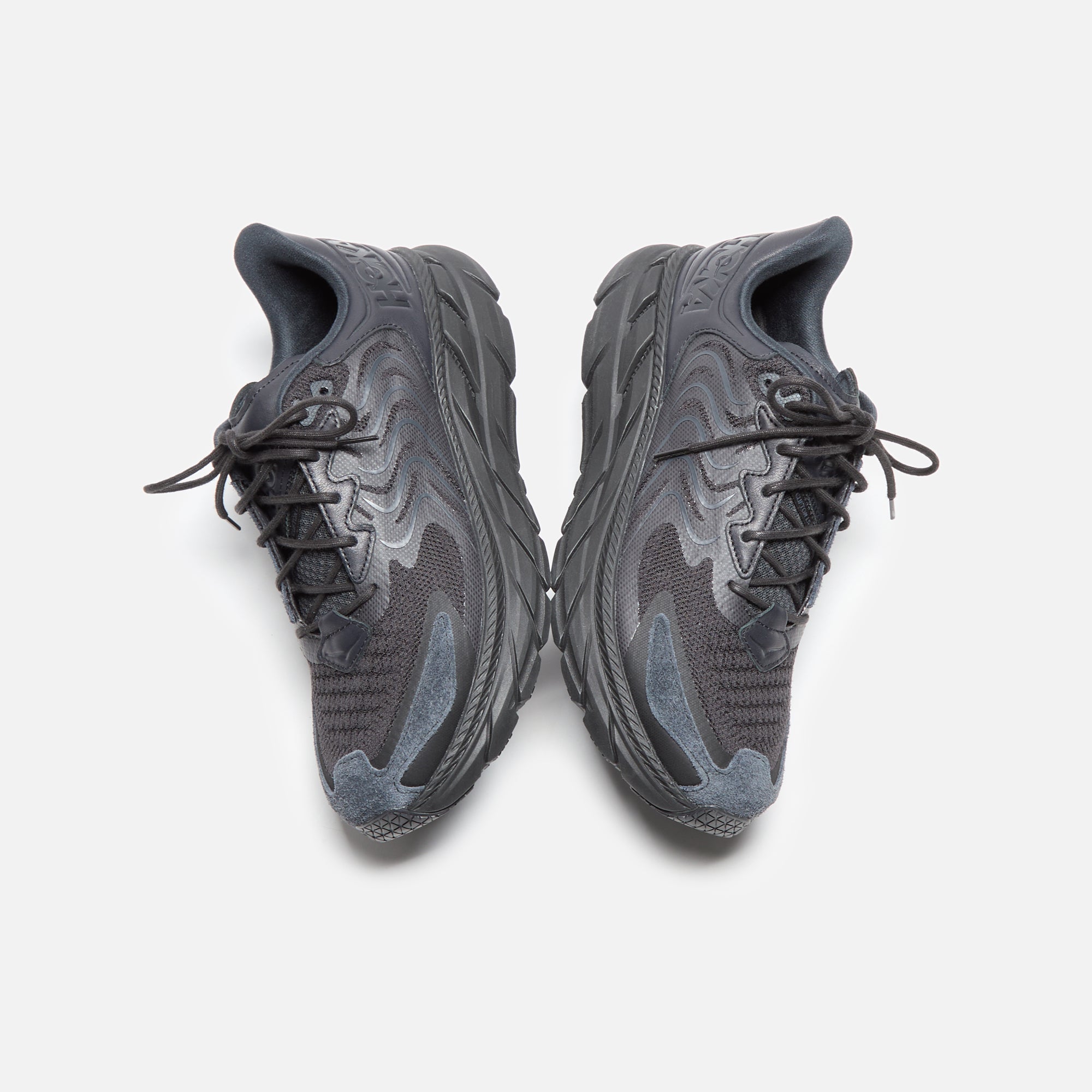 HOKA Clifton LS - Black / Asphalt – Kith Europe