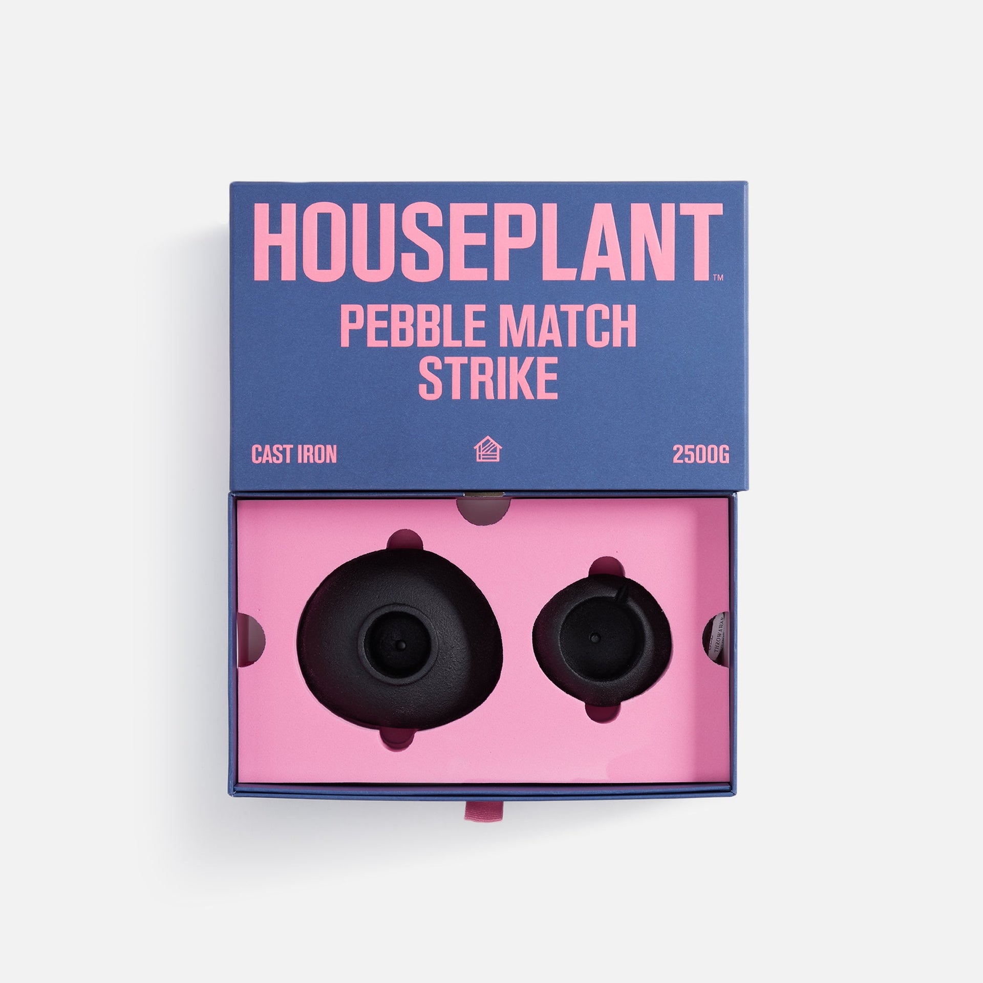 Houseplant Pebble Match Strike - Black