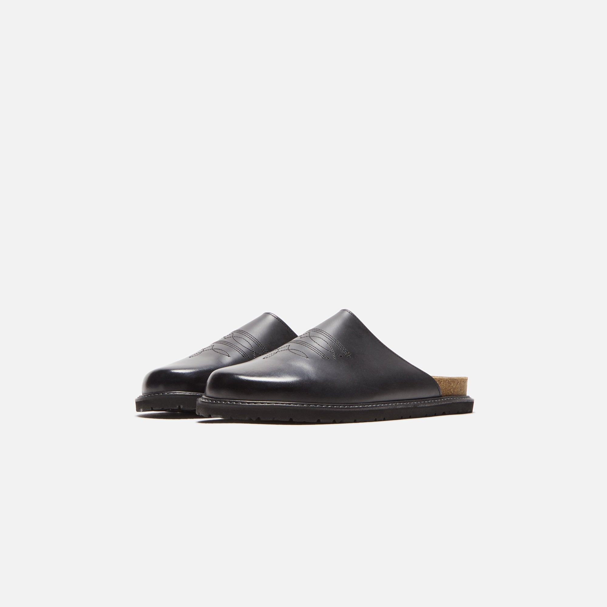 靴 hender scheme cheak Hender Scheme Comfy Cheak Mules in Black | SVD USA