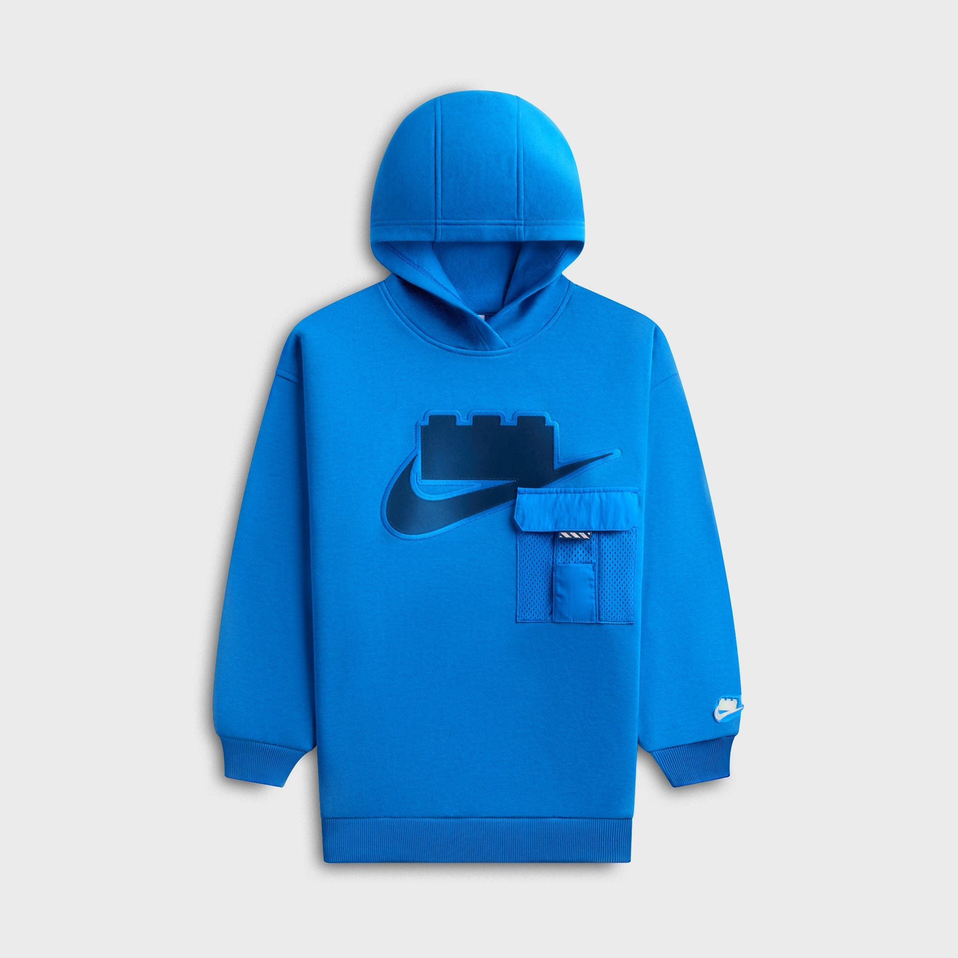 Nike x LEGO® Collection Kids Oversized Pullover Hoodie - Cobalt Haze