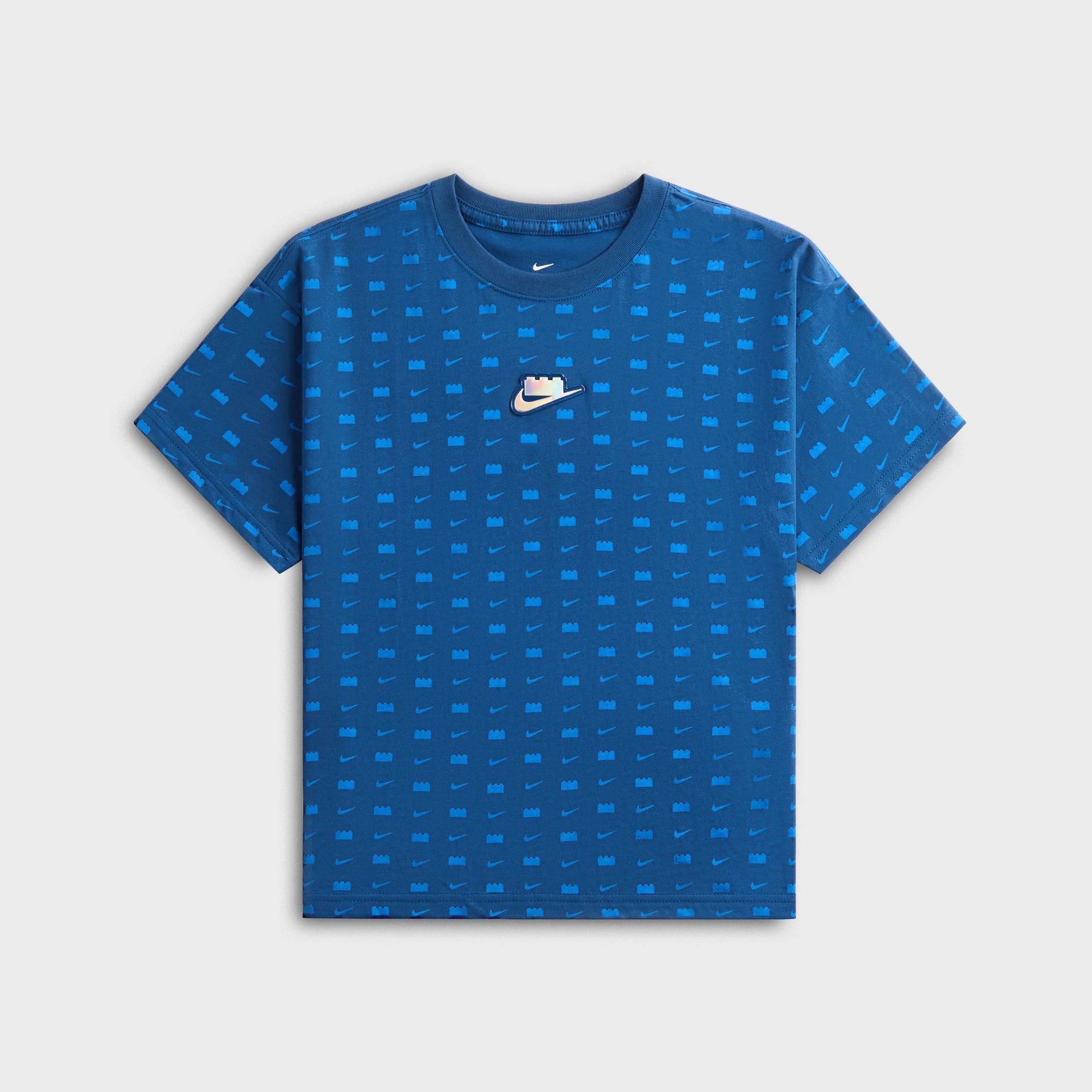 Nike x LEGO® Collection Girls Cropped Tee - Brave Blue