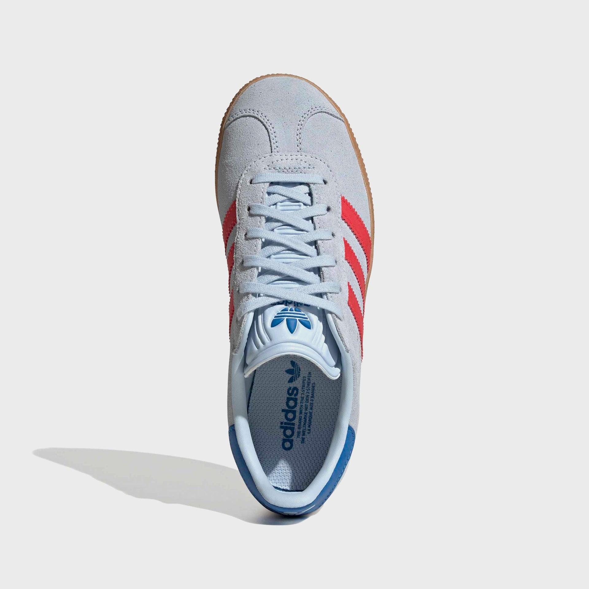 adidas GS Gazelle - Crystal Sky / Semi Lucid Red / Blue Bird