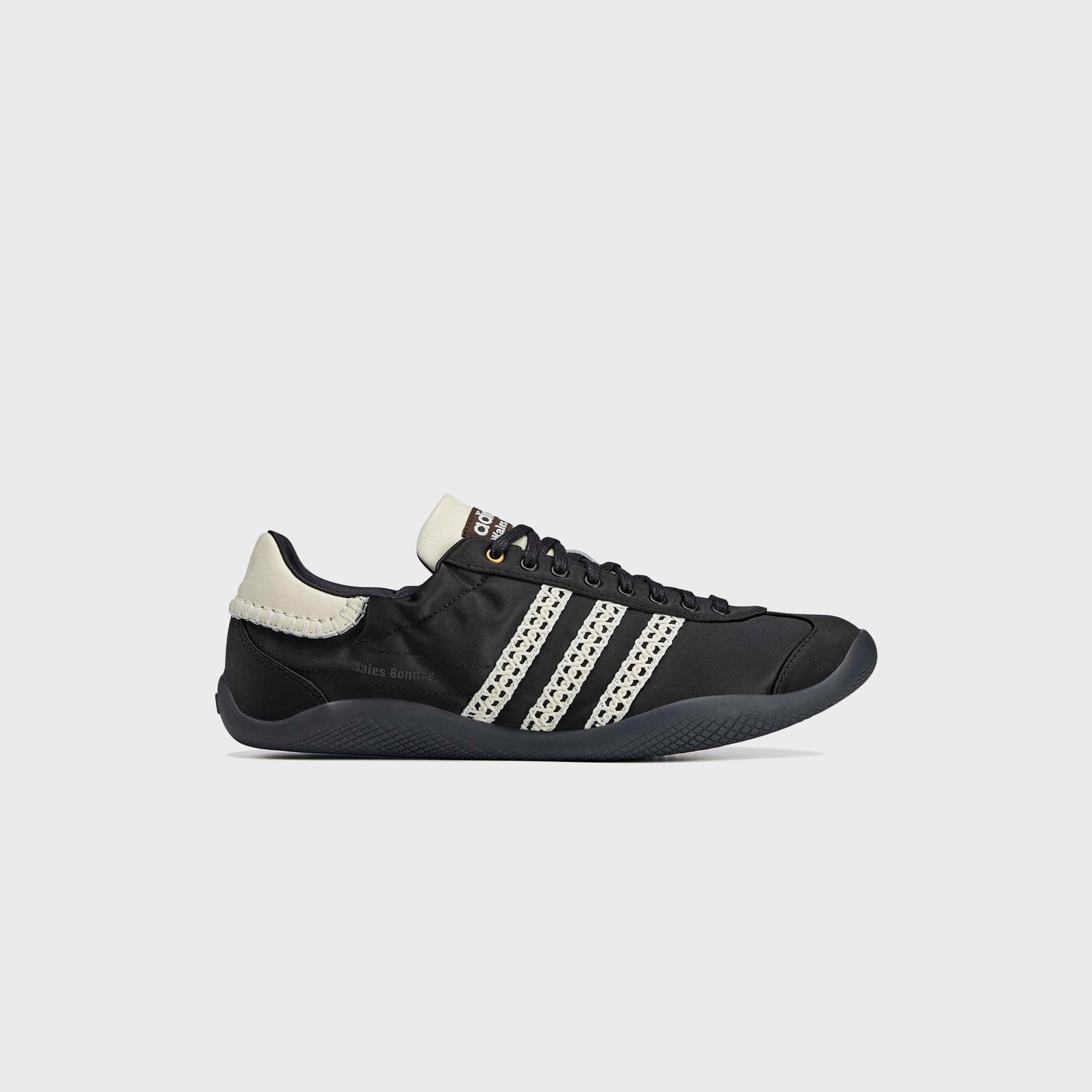 adidas x Wales Bonner Karintha Lo Satin - Core Black / Dark Brown / Cream White
