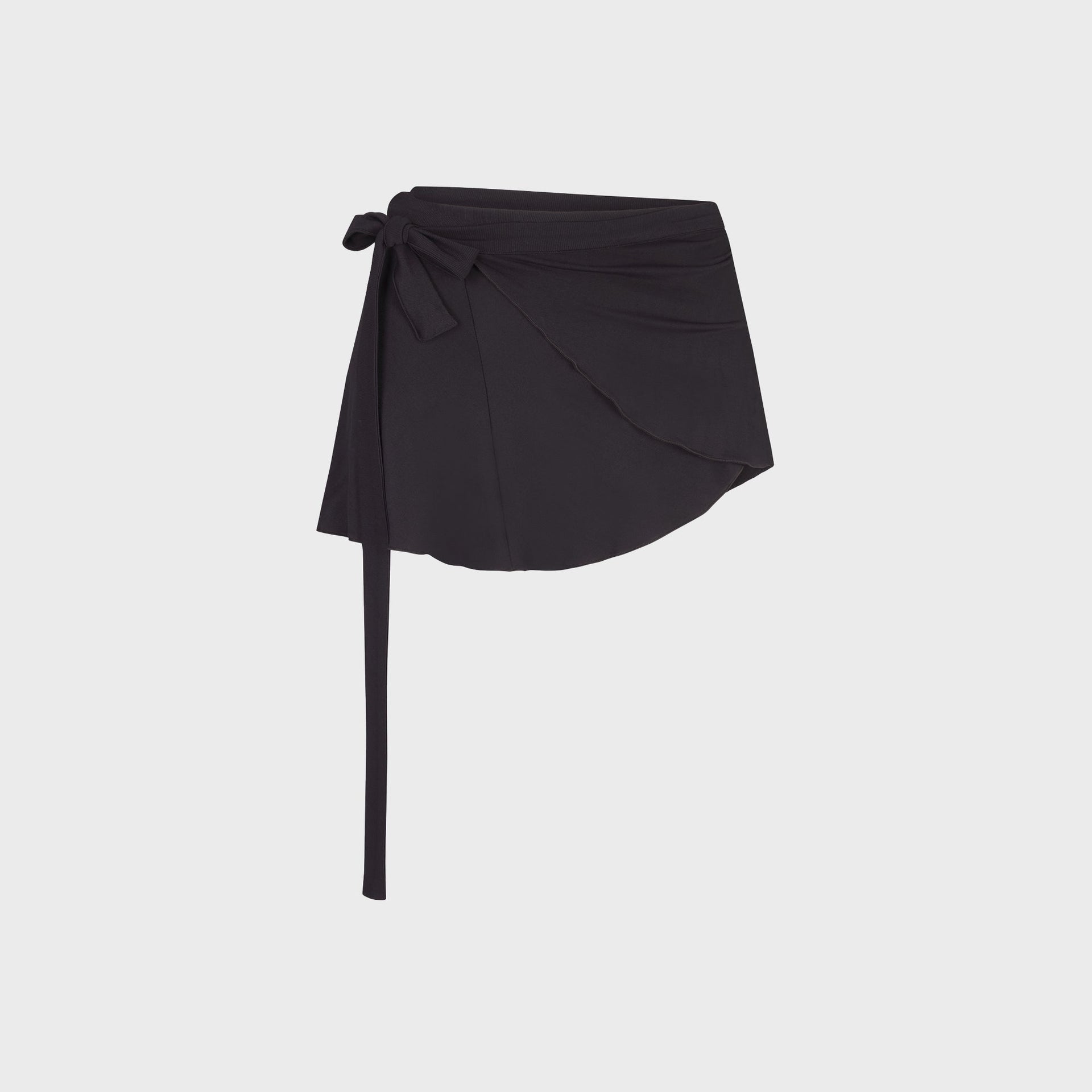 NikeSKIMS Stretch Knit Wrap Skirt - Obsidian