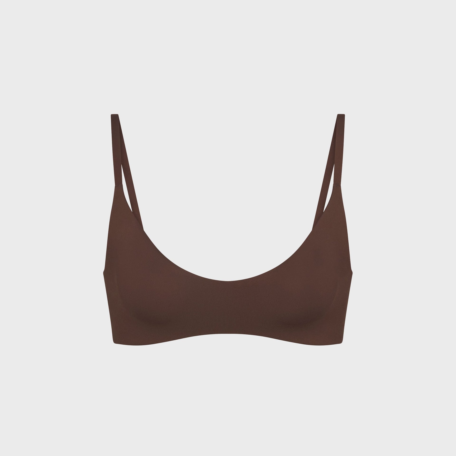 NikeSKIMS Matte Micro-Scoop Bra - Dark Sepia