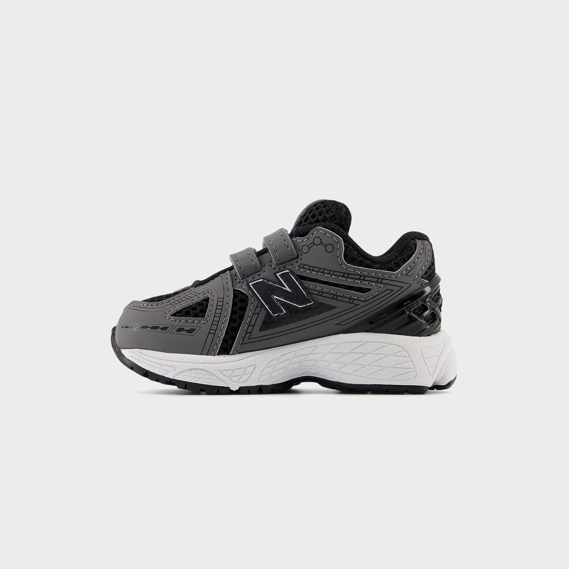 New Balance Toddler 1906R Hook & Loop - Black / Castlerock
