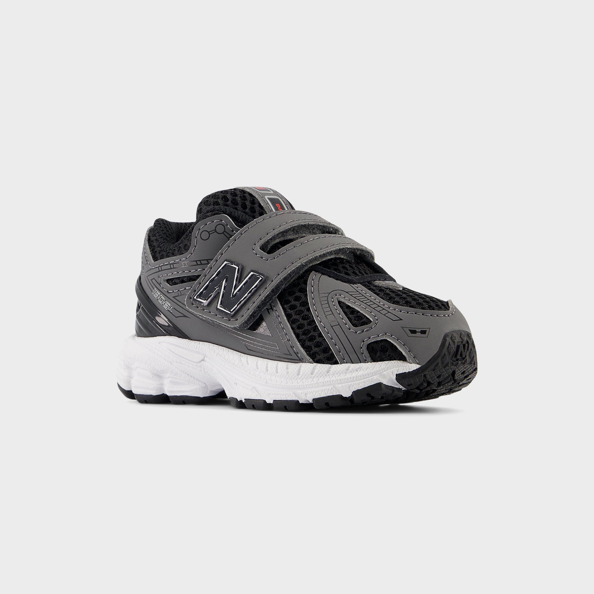 New Balance Toddler 1906R Hook & Loop - Black / Castlerock