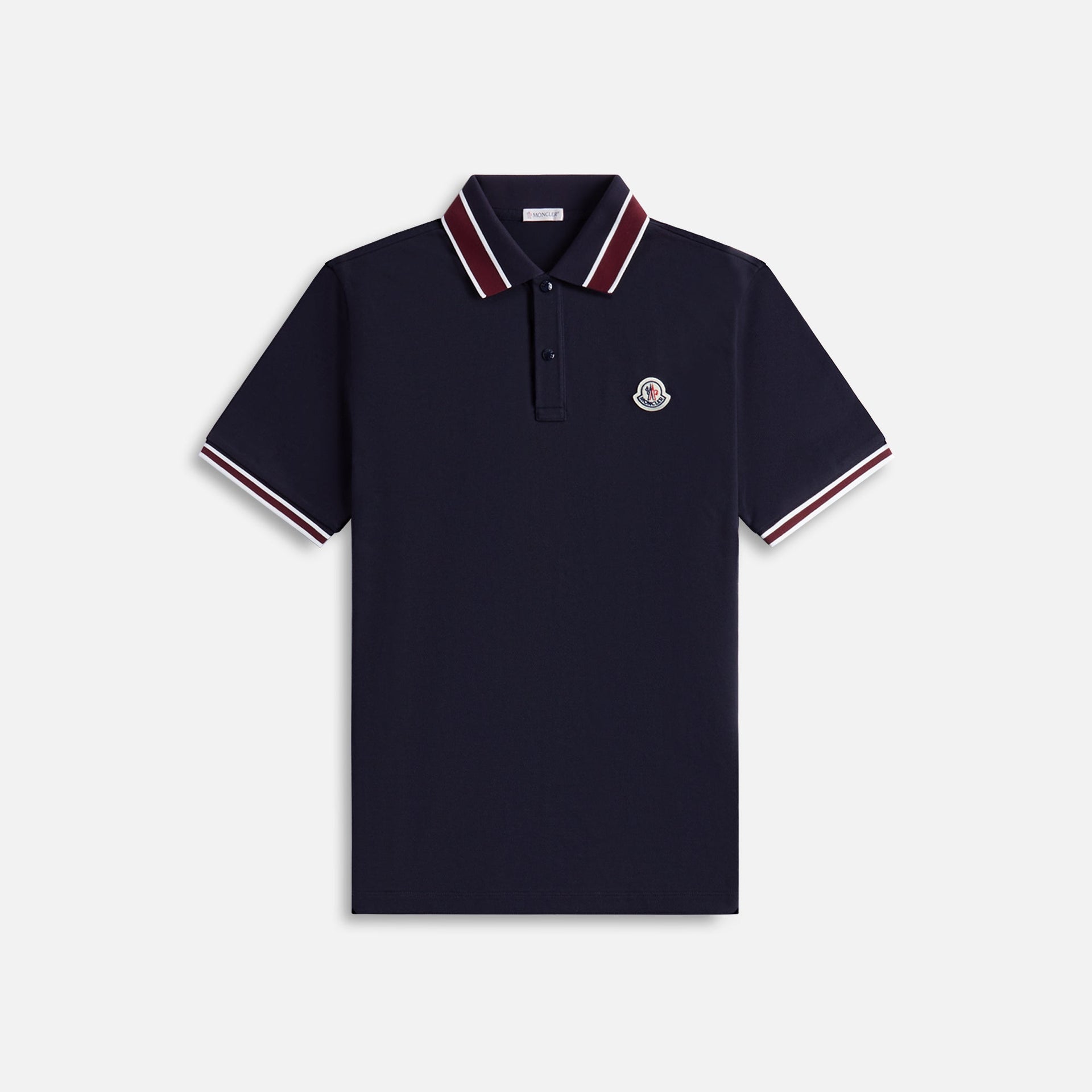 Moncler Logo Patch Polo Shirt - Blue