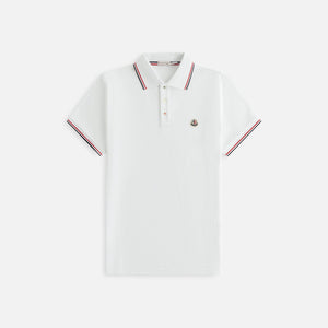 Moncler Logo Patch Polo - White