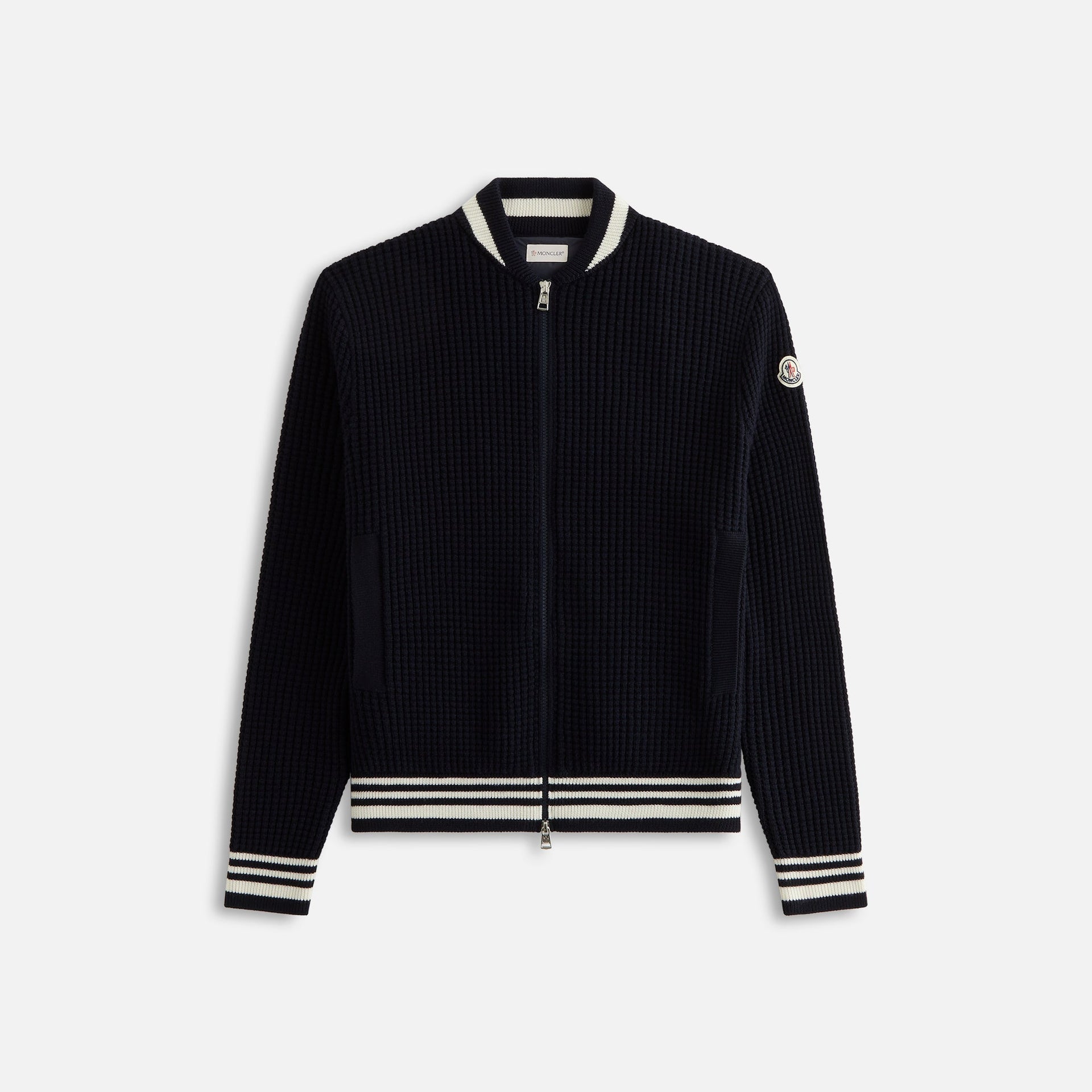 Moncler Cardigan Extrafine Wool - Navy