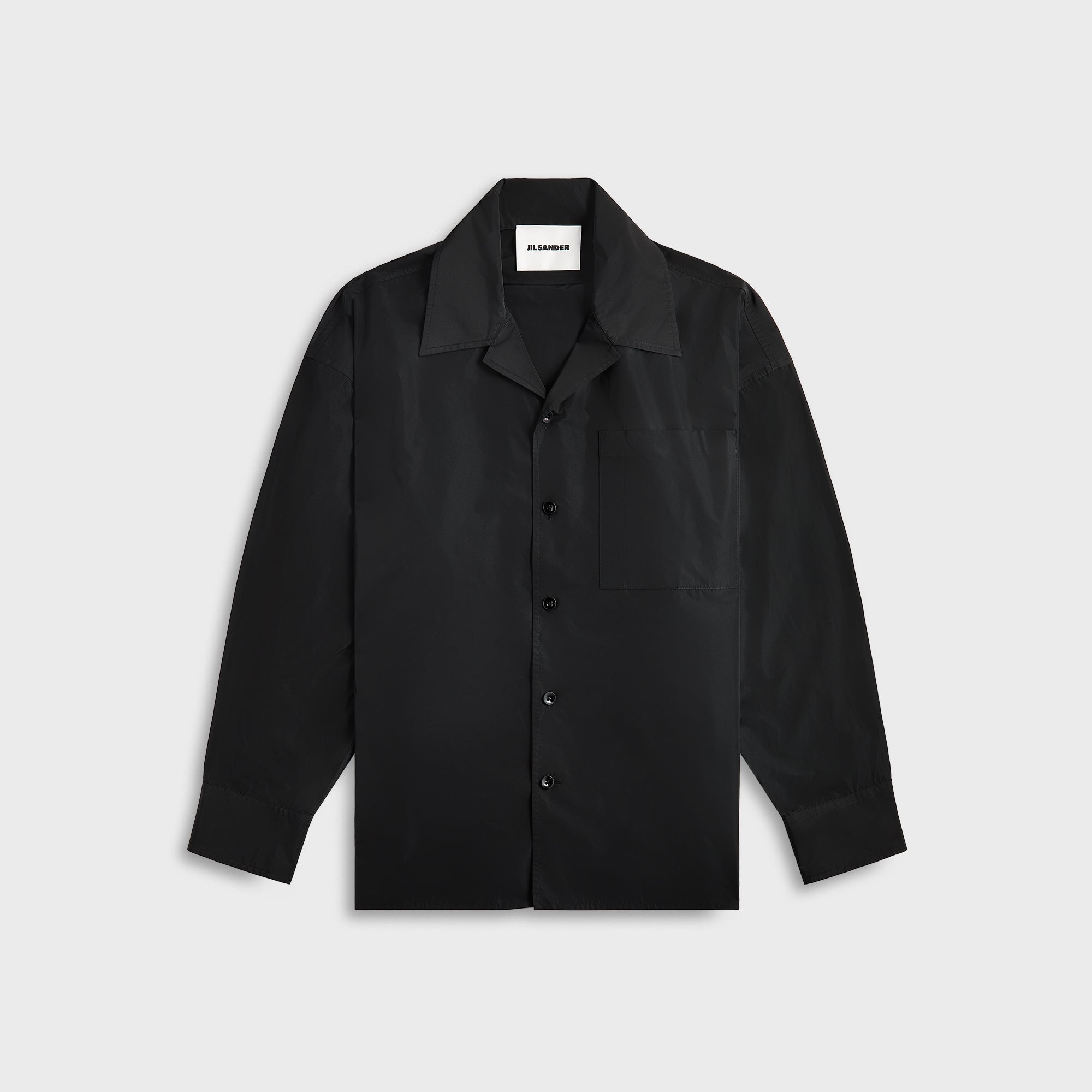 Jil Sander Sustainable Fluid Viscose Shirt - Silver Grey