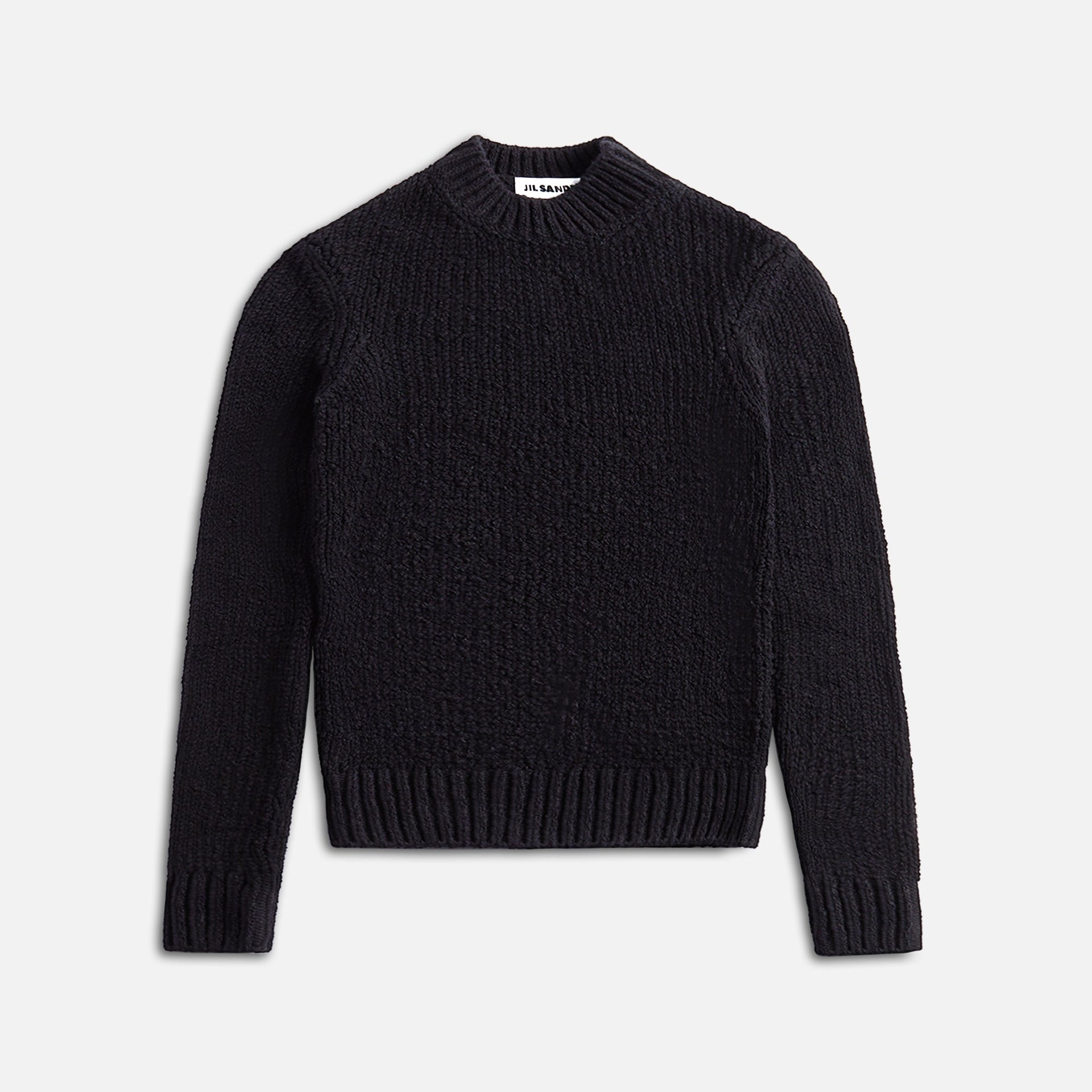 Jil Sander Stretch Cotton Knit - Black