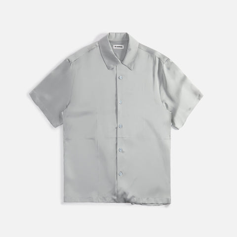 Jil Sander Sustainable Fluid Viscose Shirt - Silver Grey