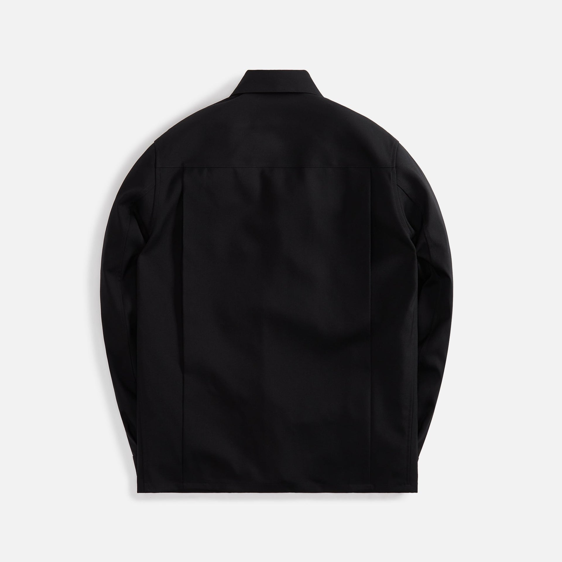 Jil Sander Fine Wool Gabardine Shirt - Black