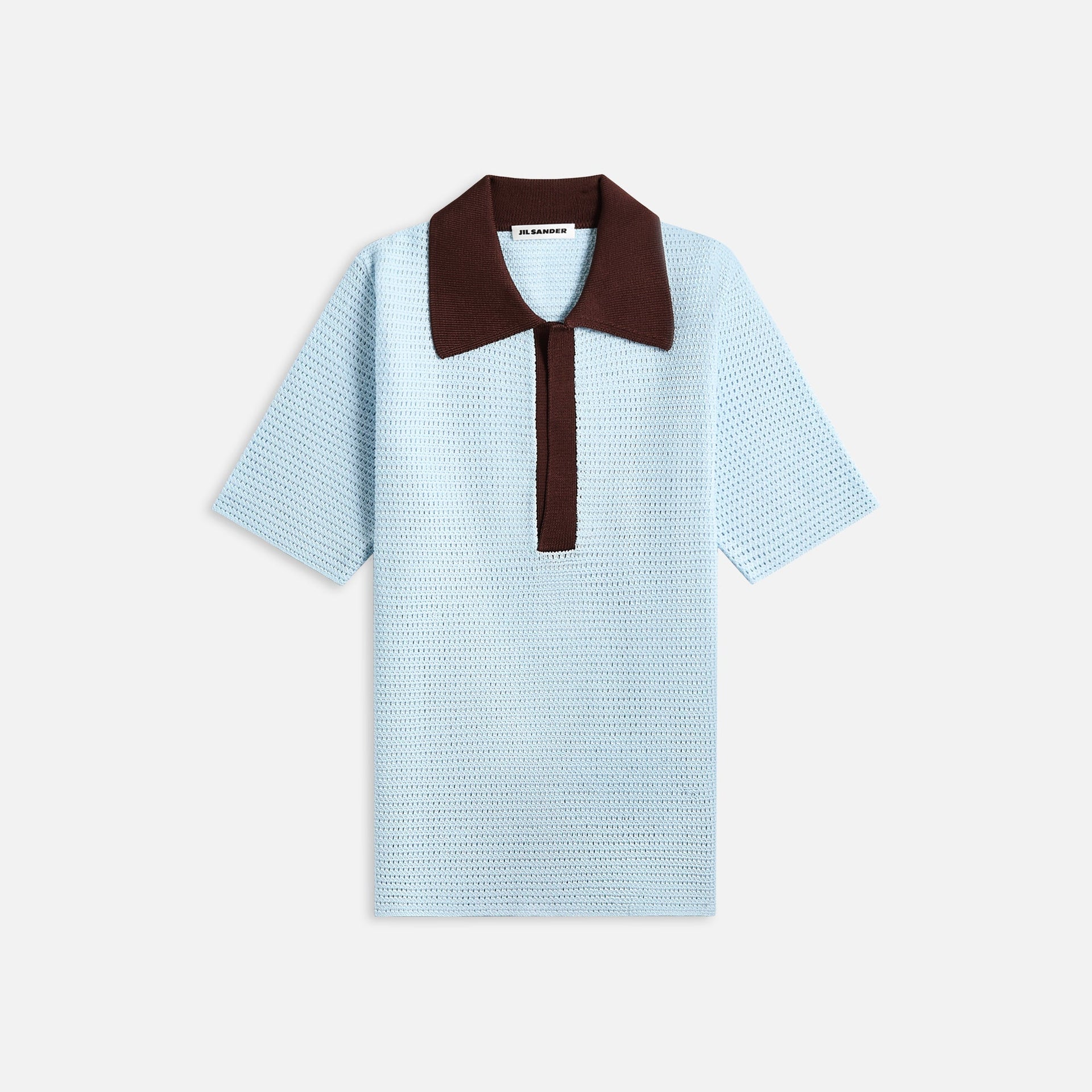 Jil Sander Knit Polo - Blue