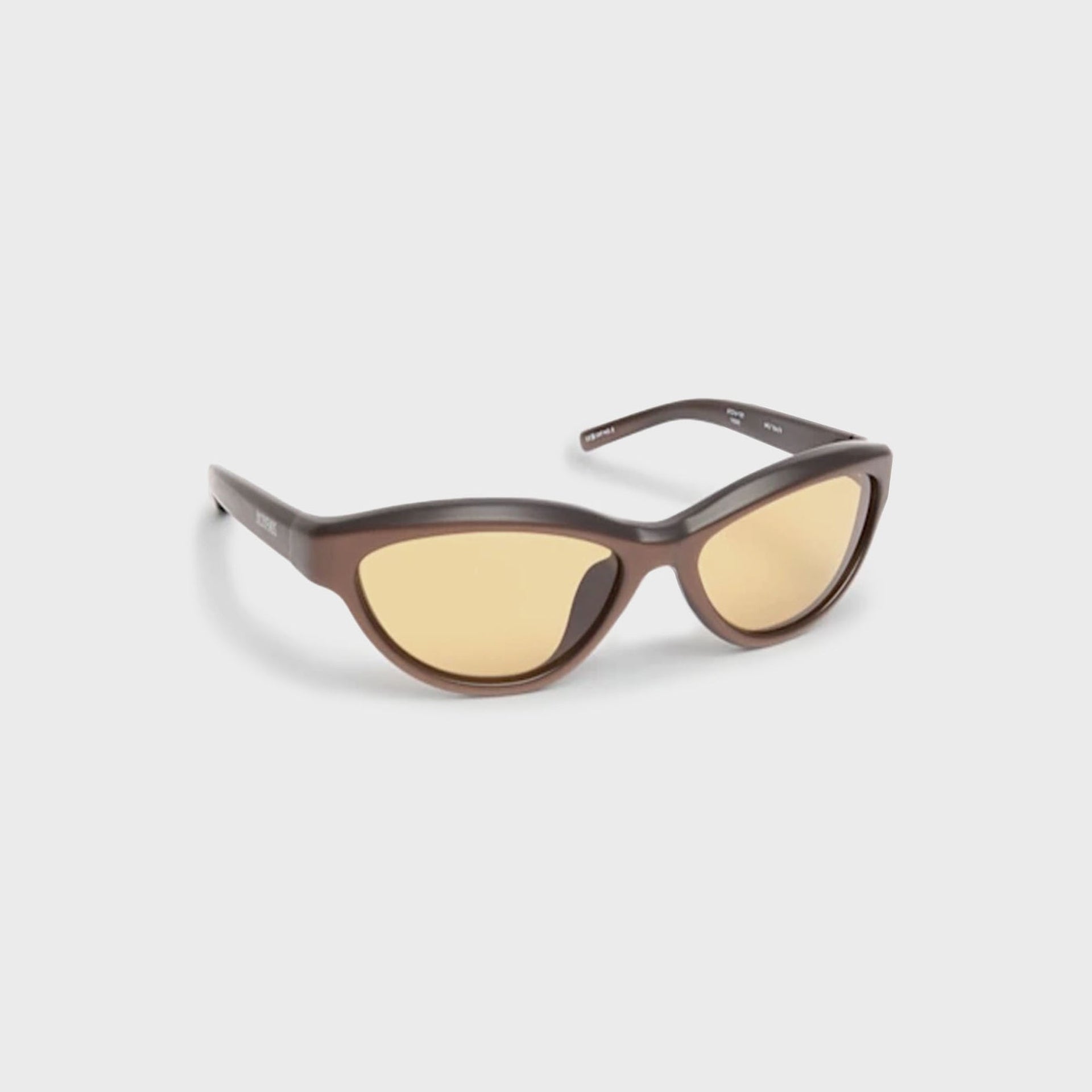 Jacquemus Curvo Sunglasses - Matt Metallic Brown