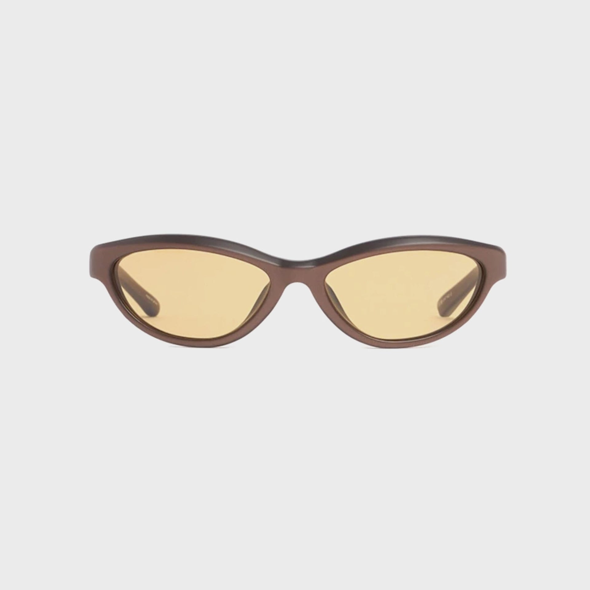 Jacquemus Curvo Sunglasses - Matt Metallic Brown