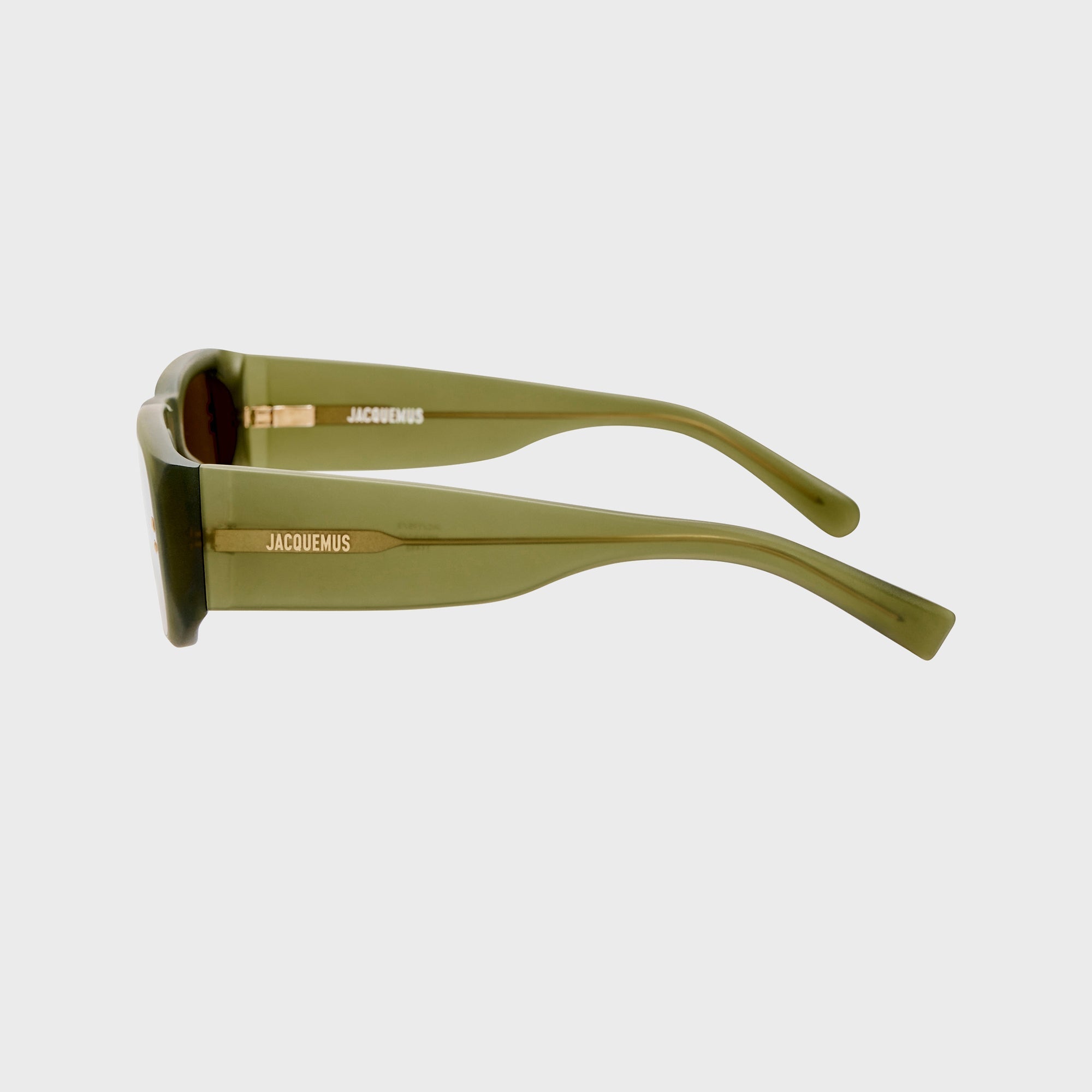 Jacquemus Pisco Frames - Sanded Green / Light Gold / Brown – Kith