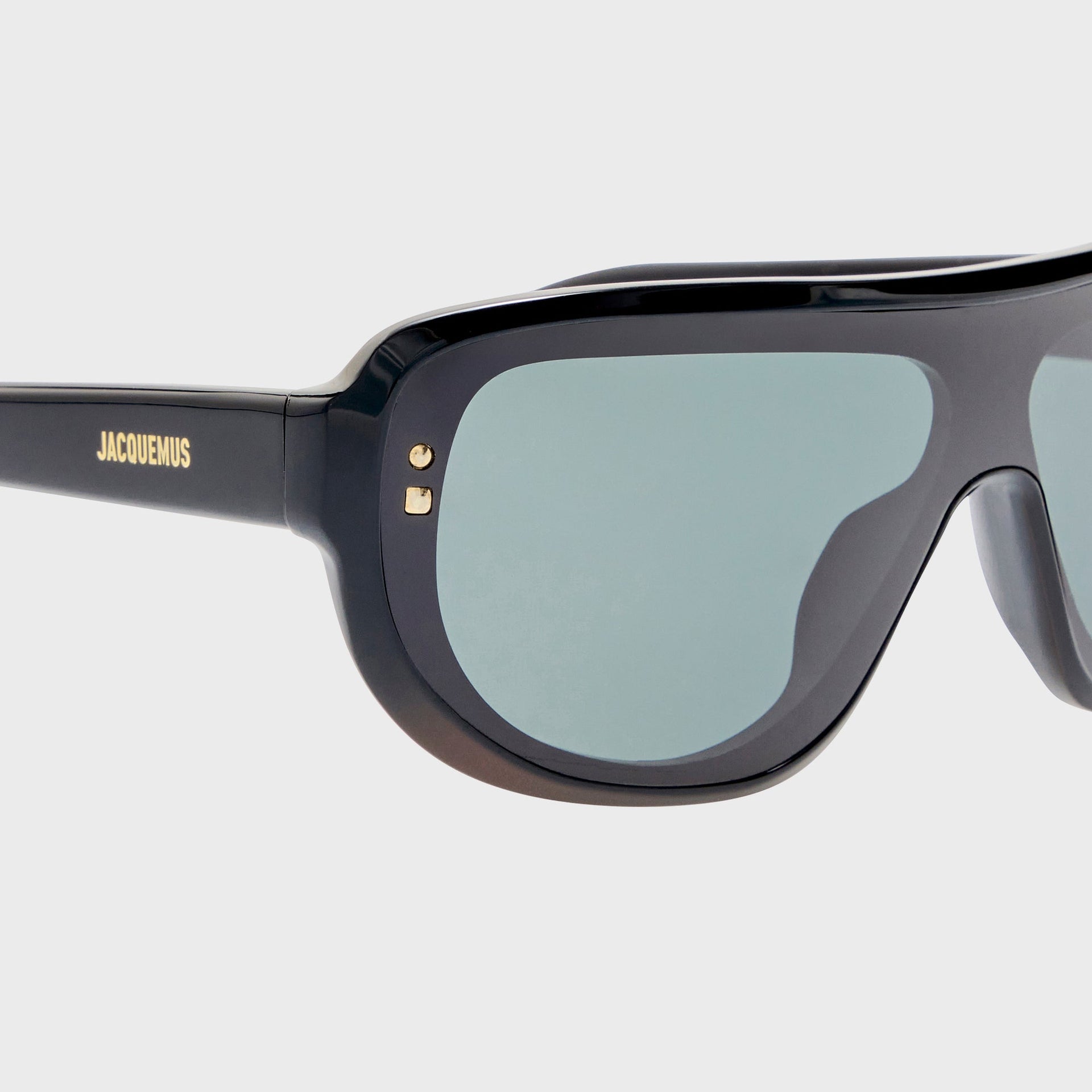 Jacquemus Havana Frames - Black / Light Gold / Grey