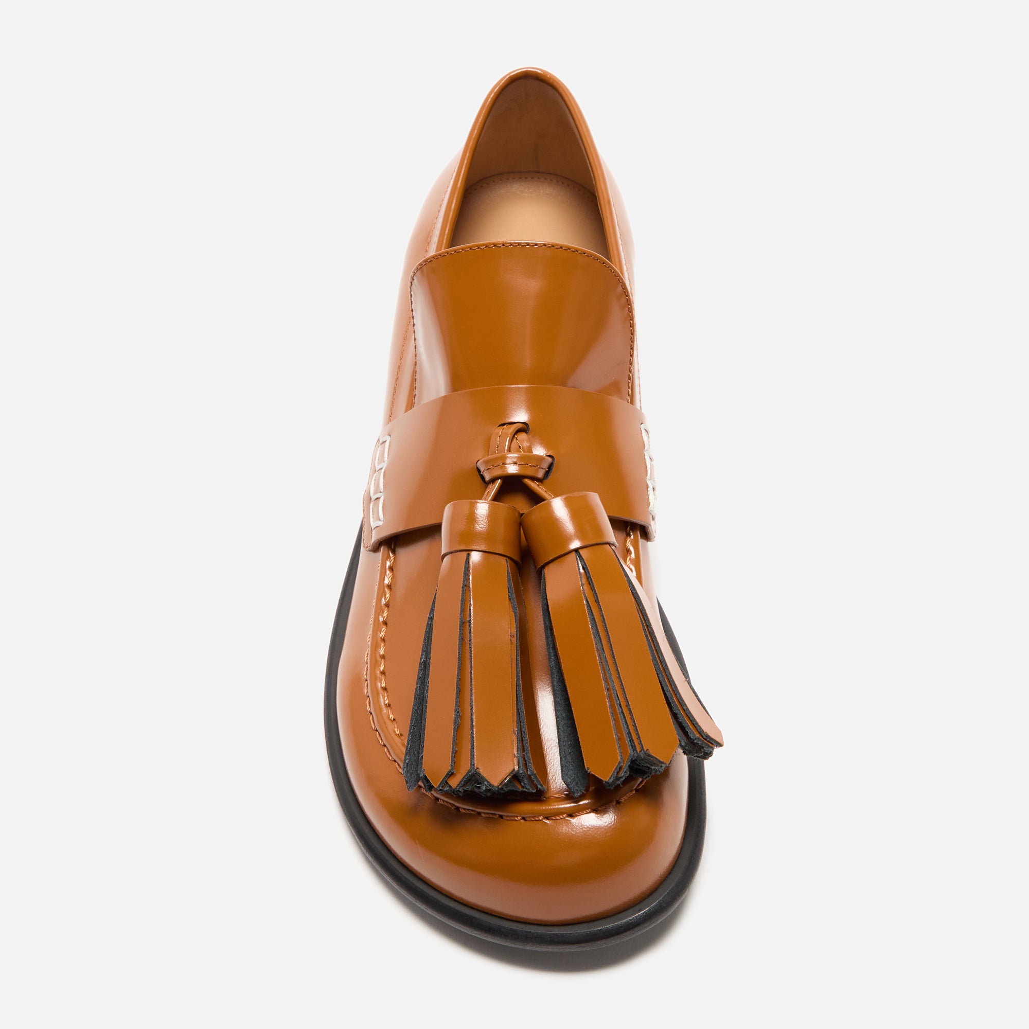 JW Anderson Tassel Loafer Mules - Tan – Kith Europe
