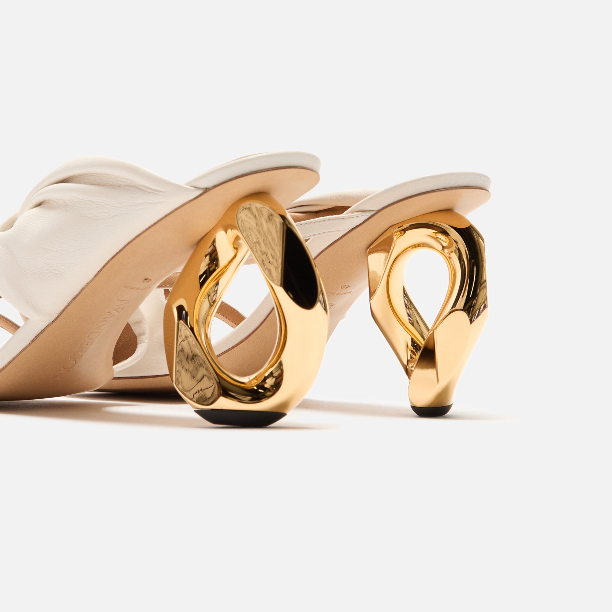 極美品　JW Anderson チェーン　ミュール Chain Mules - J.W. Anderson - Grey - Leather