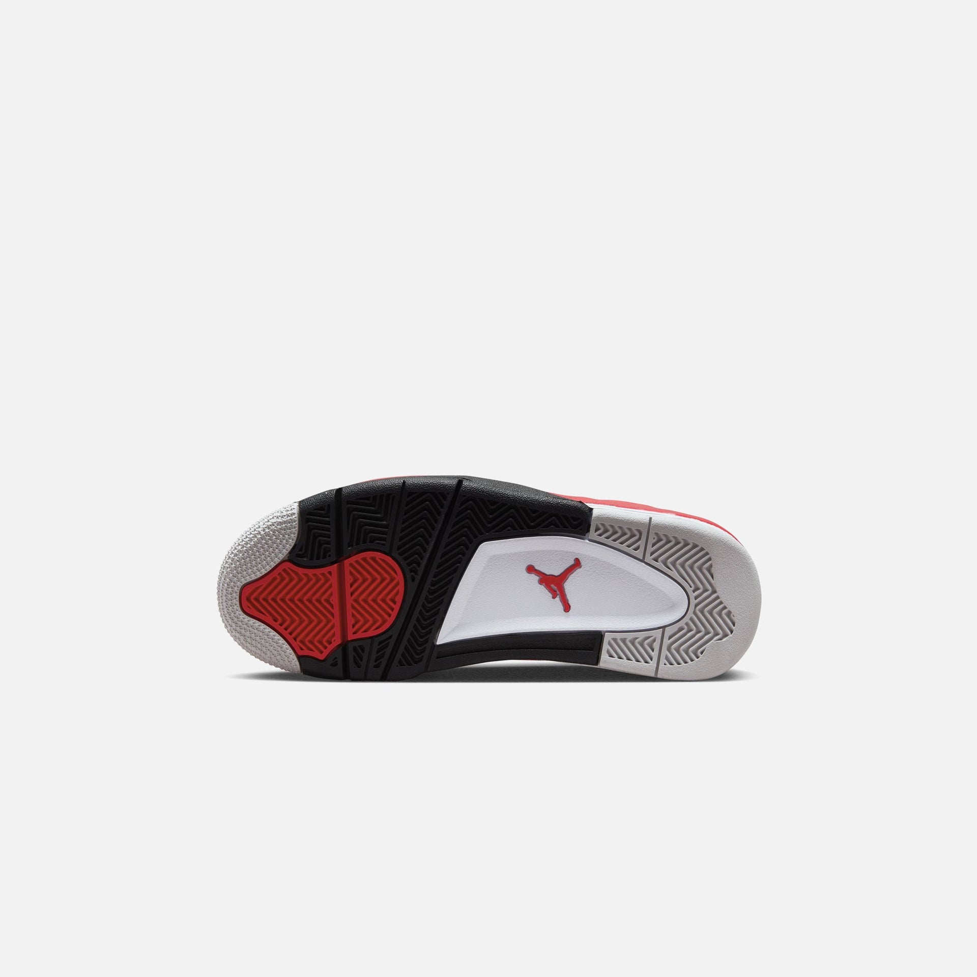Nike Grade School Air Jordan 4 Retro - White / Fire Red / Black / Neutral Grey