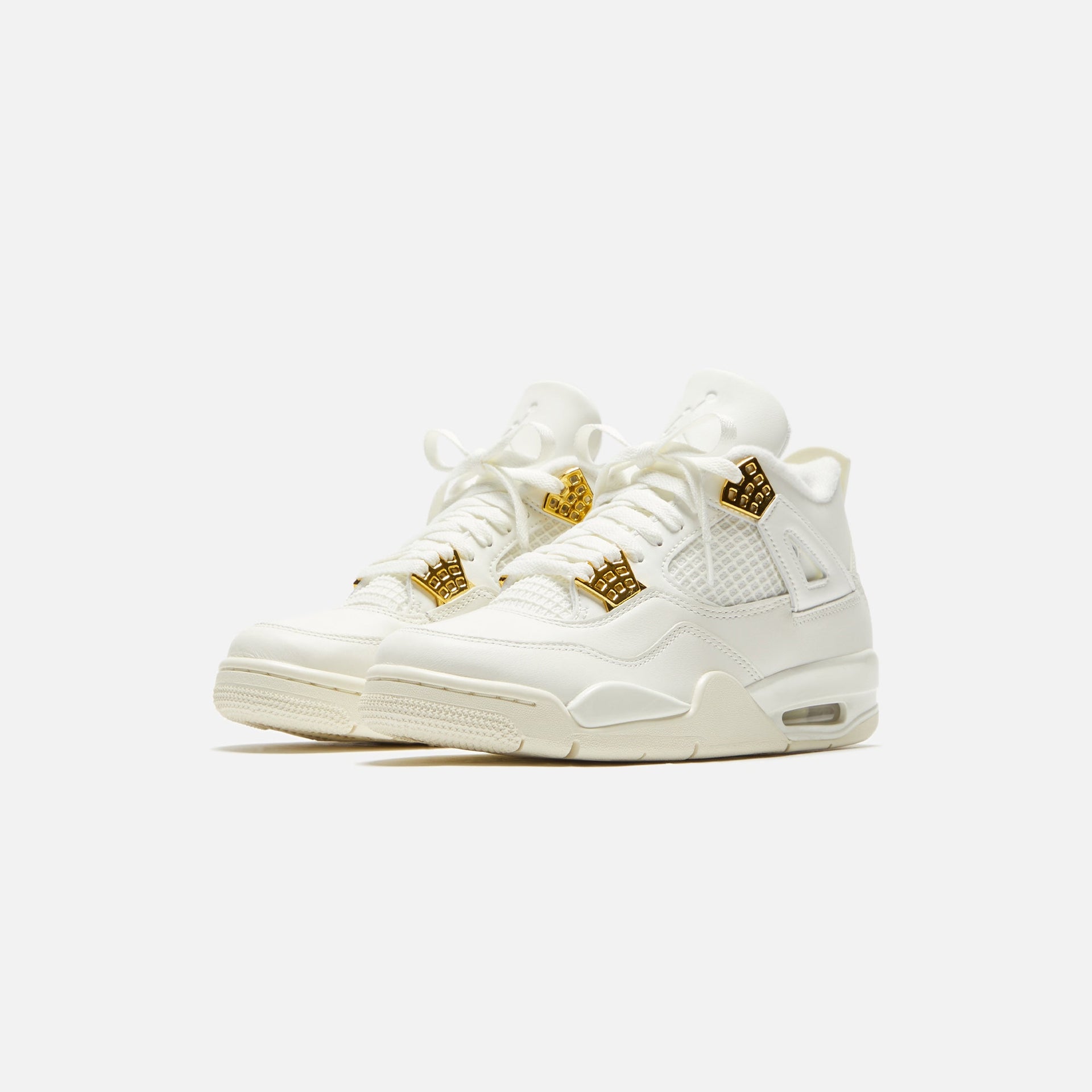 Jordan WMNS Air Jordan 4 Retro - Sail / Metallic Gold / Black