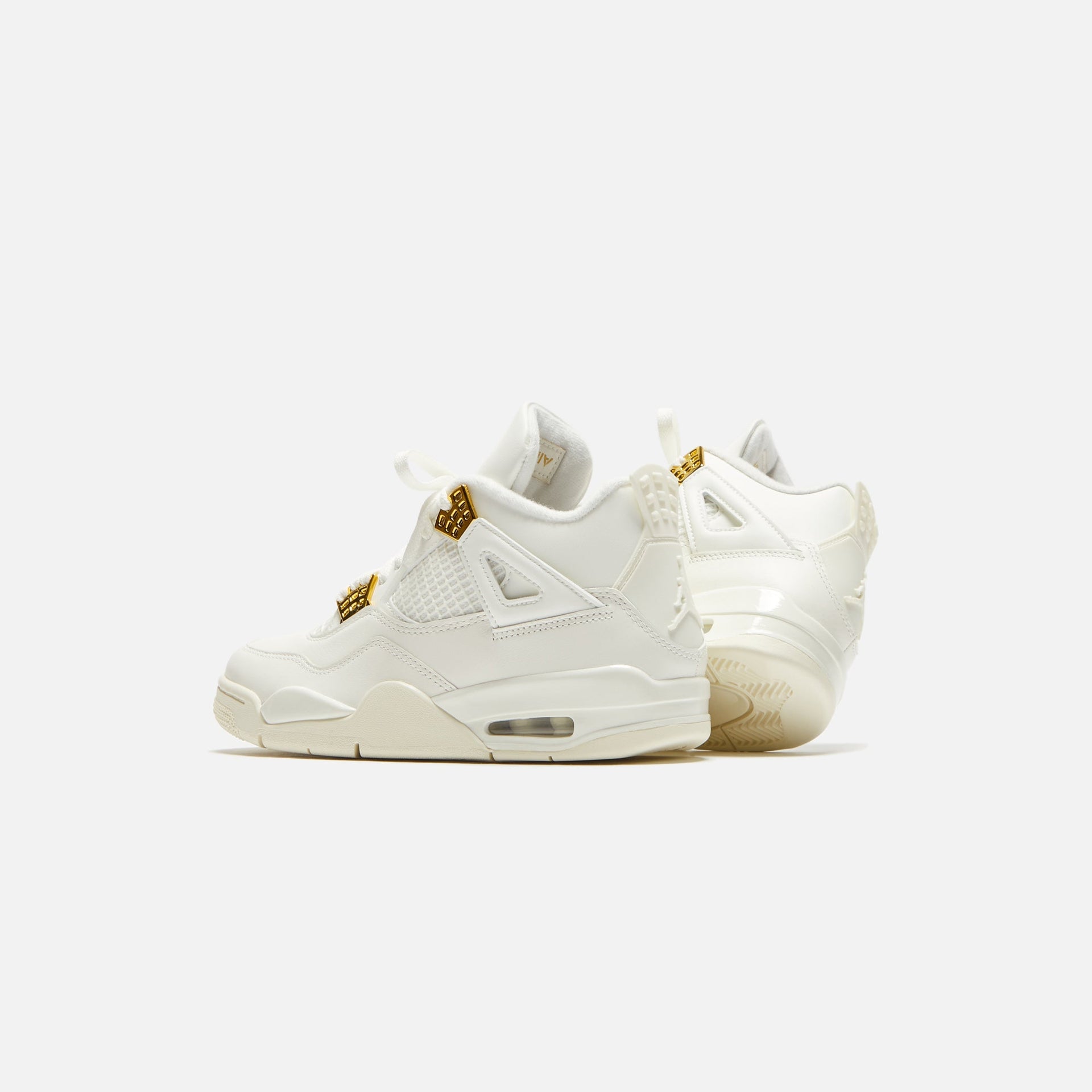 Jordan WMNS Air Jordan 4 Retro - Sail / Metallic Gold / Black