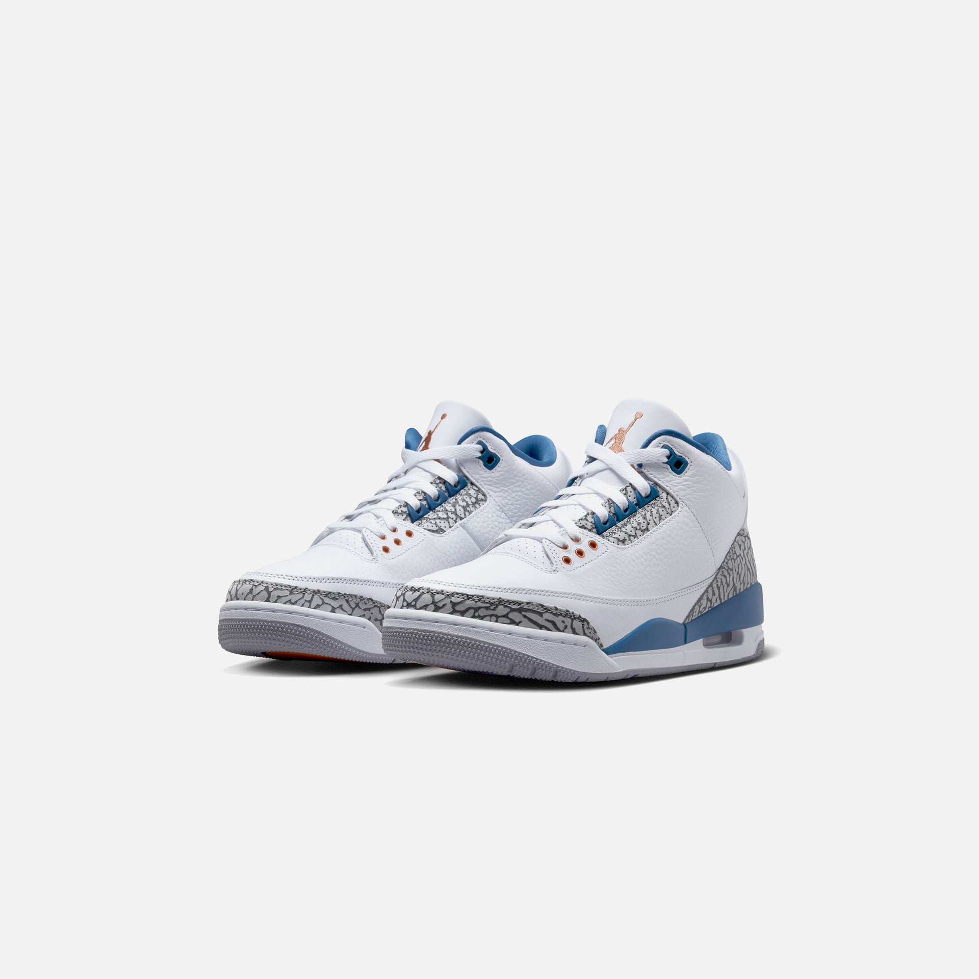 Nike Air Jordan 3 Retro - White / Metallic Copper / True Blue