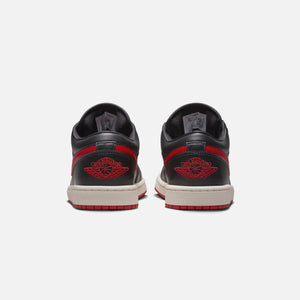 Nike WMNS Air Jordan 1 Low - Black / Gym Red / Sail