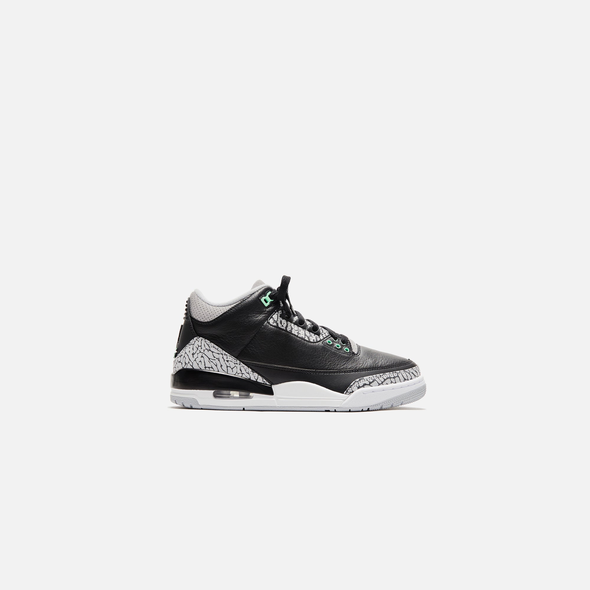 Jordan TD Air Jordan 3 Retro - Black / Green Glow / Wolf Grey / White –  Kith Europe