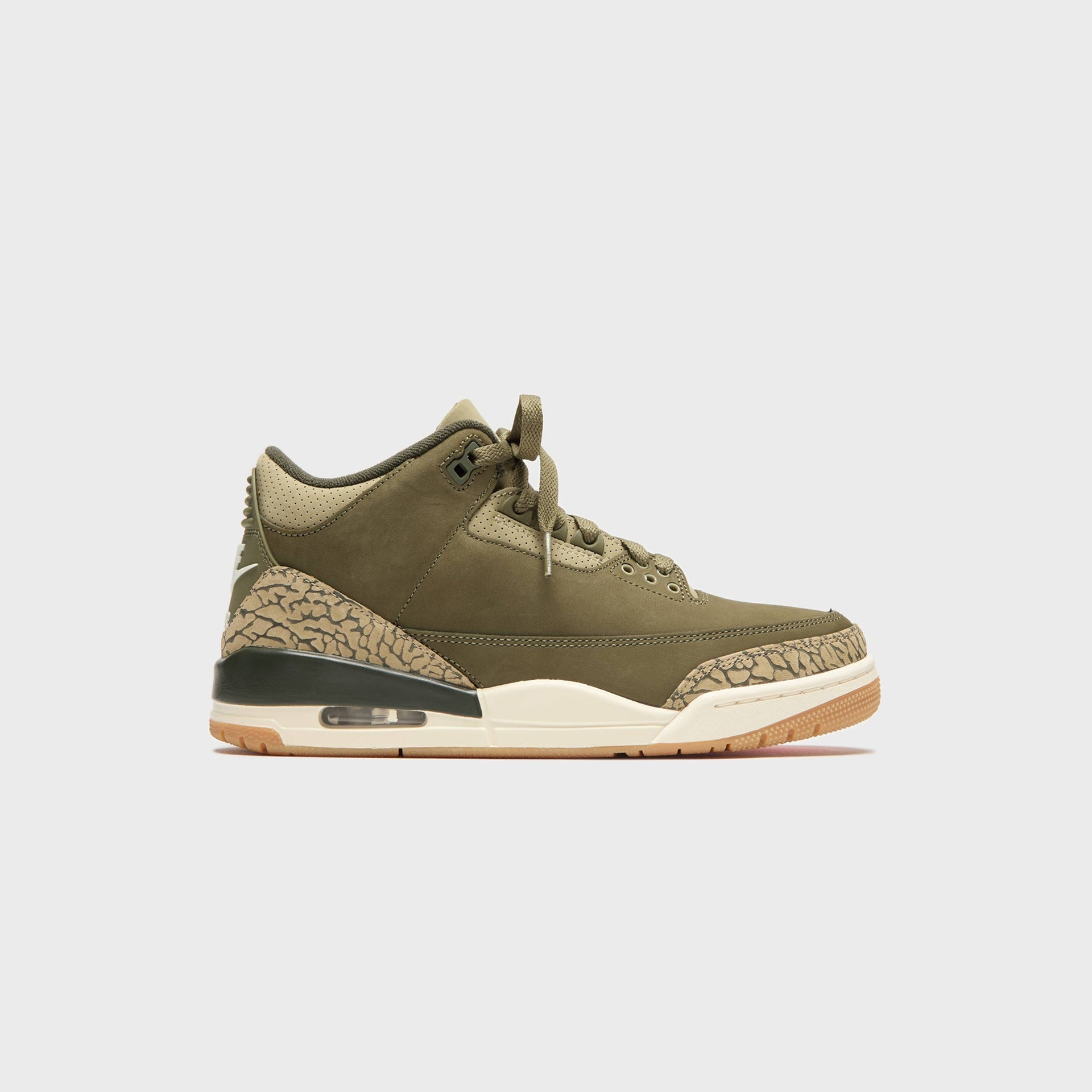 Jordan Air Jordan 3 Retro - Medium Olive / Sequoia / Neutral Olive / Sail / Total Crimson