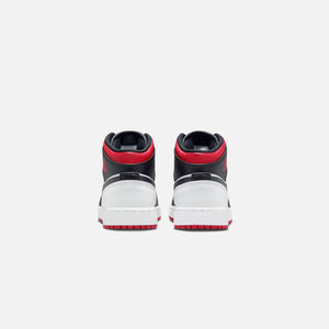 Nike GS Air Jordan 1 Mid - White / Gym Red / Black – Kith Europe