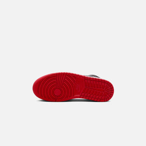 Nike Air Jordan 1 Mid  - White / Gym Red / Black