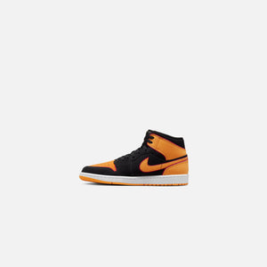 Nike Air Jordan 1 Mid Se V2 - Black / Vivid Orange Cardina