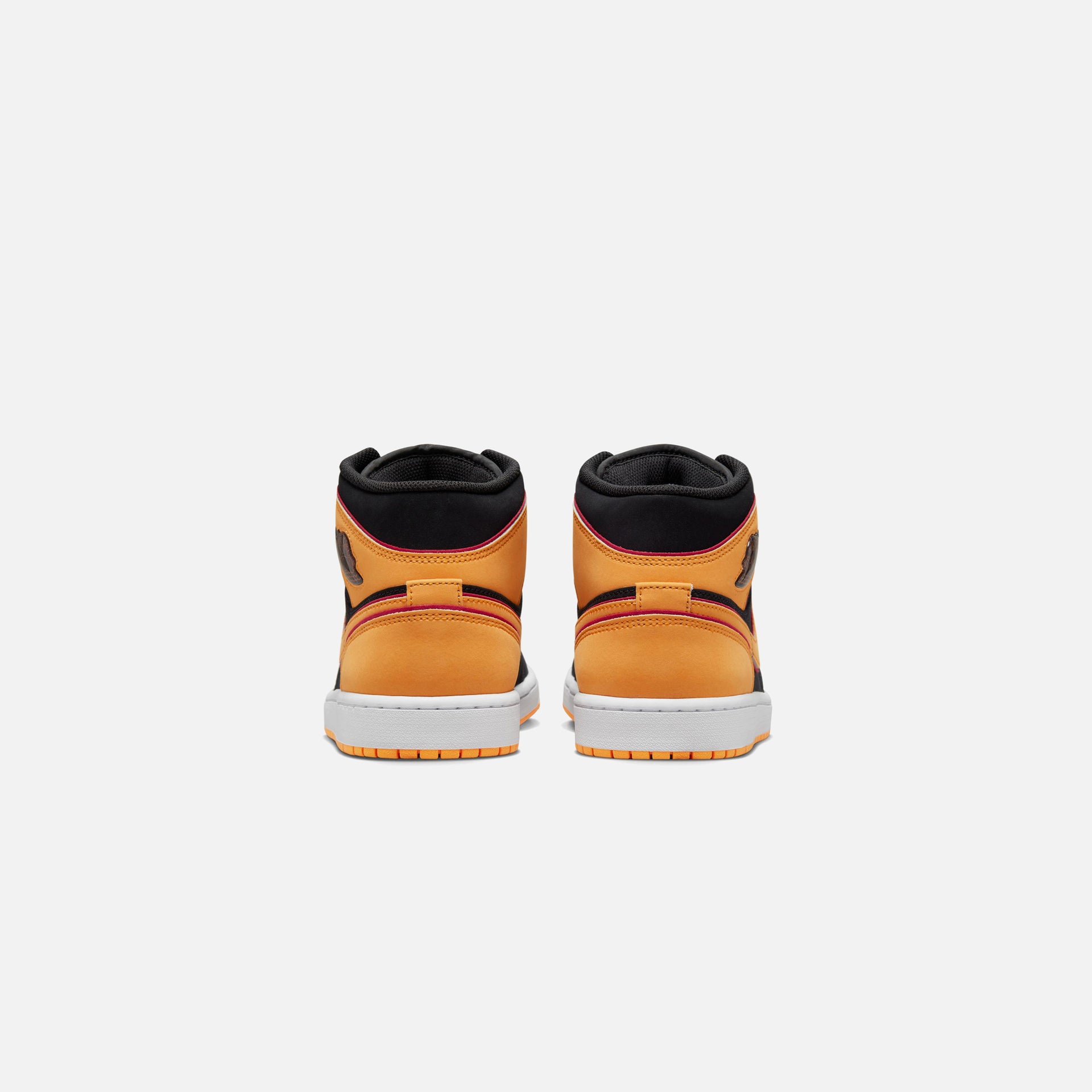 Nike Air Jordan 1 Mid Se V2 - Black / Vivid Orange Cardina