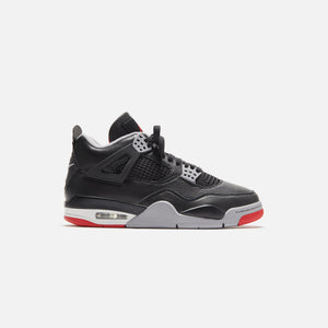 Nike Air Jordan 4 Retro - Black / Fire Red / Cement Grey / Summit White