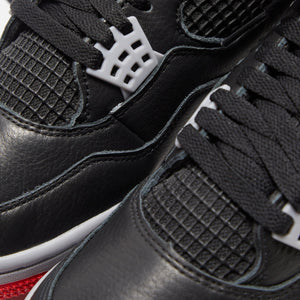 Nike Air Jordan 4 Retro - Black / Fire Red / Cement Grey / Summit White