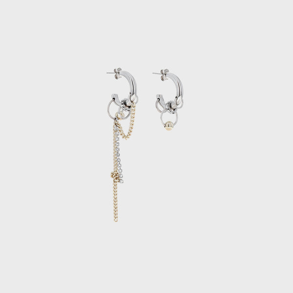 アクセサリー JUSTINE CLENQUET earring Justine Clenquet Juliet Pierced rose-detailed Earrings